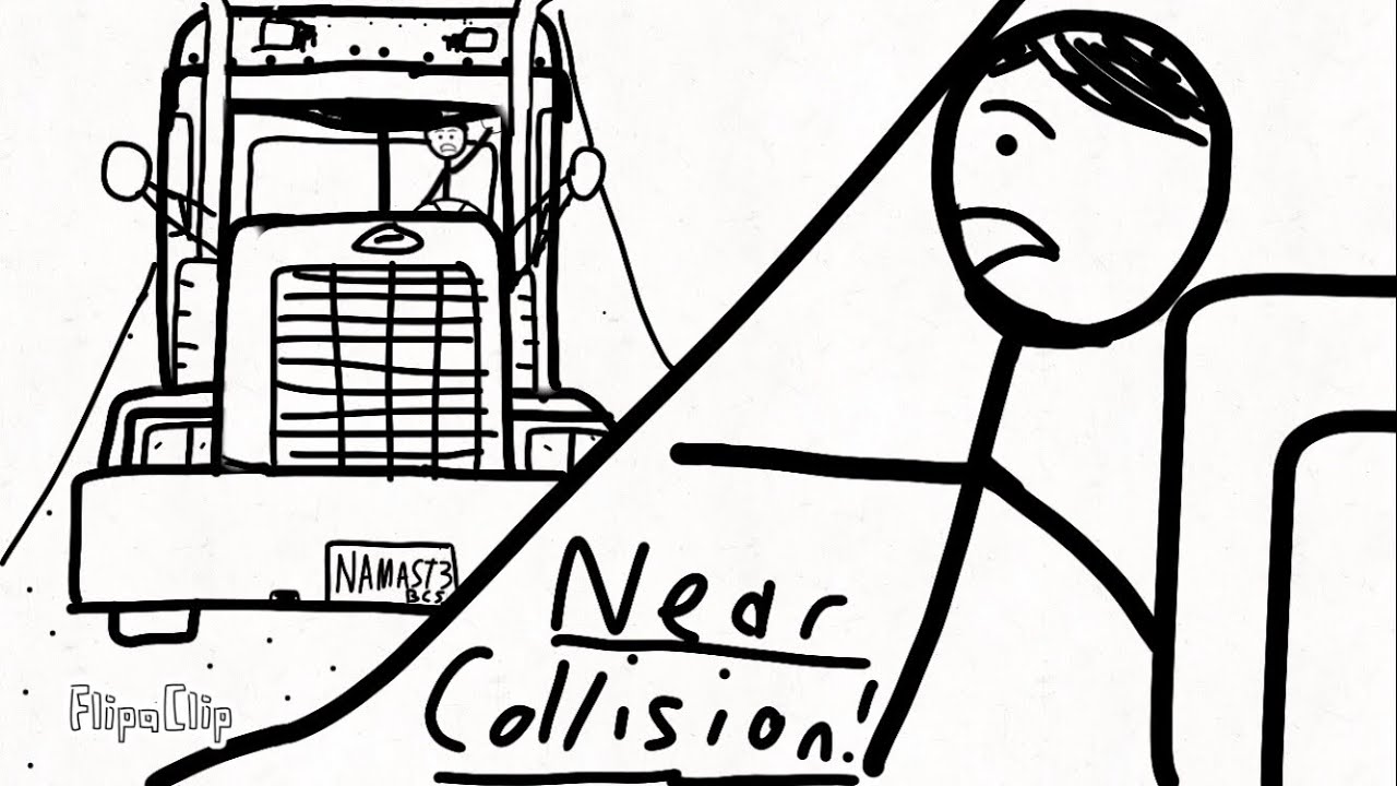 Near Vehicle Collision! (First animation) YouTube