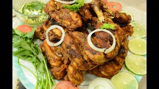চুলায় তান্দুরি স্পাইসড চিকেন টিক্কা / Tandoori Spiced Chicken Tikka on Stove Top