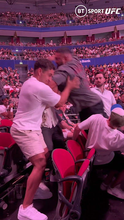 Breaking: Fight breaks out in the crowd at UFC 312 Sydney #ufc #mma #ufc312