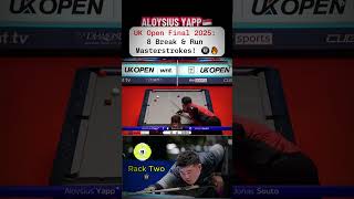 Yapp: Dominate the Table  Final UK OPEN 8 Break & Run #billiards #ukopen #highlights #trending