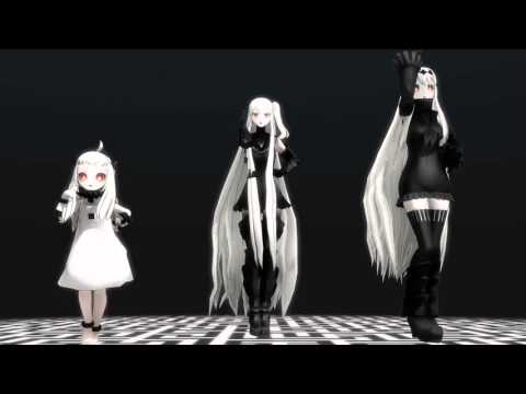 [NiCo Hoppou MMD] 【MMD艦これ】深海棲艦たちで「ねぇ」【色々練習】