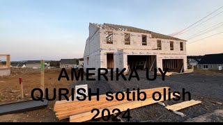 AMERIKA Qanday uy qurib olsa bo’ladi yoki tayyorini sotib olsa yaxshimi #amerika