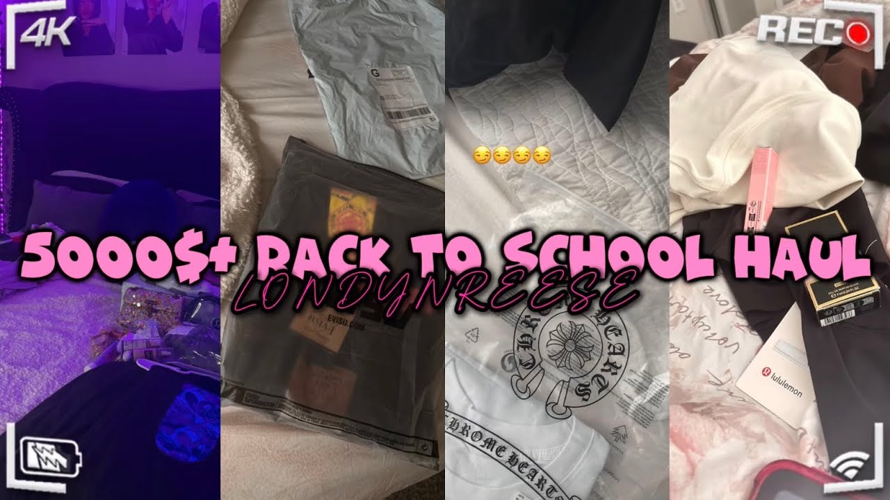 5,000$+ BACK TO SCHOOL HAUL || CHROME , SHEIN , LULULEMON , KURT , EVISU +more.