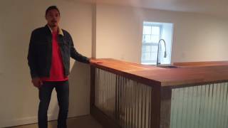 Basement Bar We had the pleasure of building a bar for one of our customers. This is what we came up with. We are very proud of it.