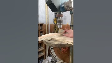 Making a jig for drilling precise holes! #woodworking #tips #tipsandtricks #handmade
