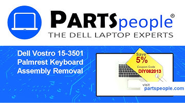 Dell Vostro 15-3501 (P90F002) Palmrest Keyboard How-To Video Tutorial