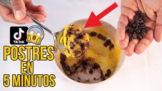 Probando RECETAS VIRALES de TIKTOK en 5 MINUTOS 🔥 | Recetas FÁCILES Y RÁPIDAS