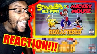 Spongebob vs Mickey Mouse Remastered - Cartoon Beatbox Battles \/ DB Reaction