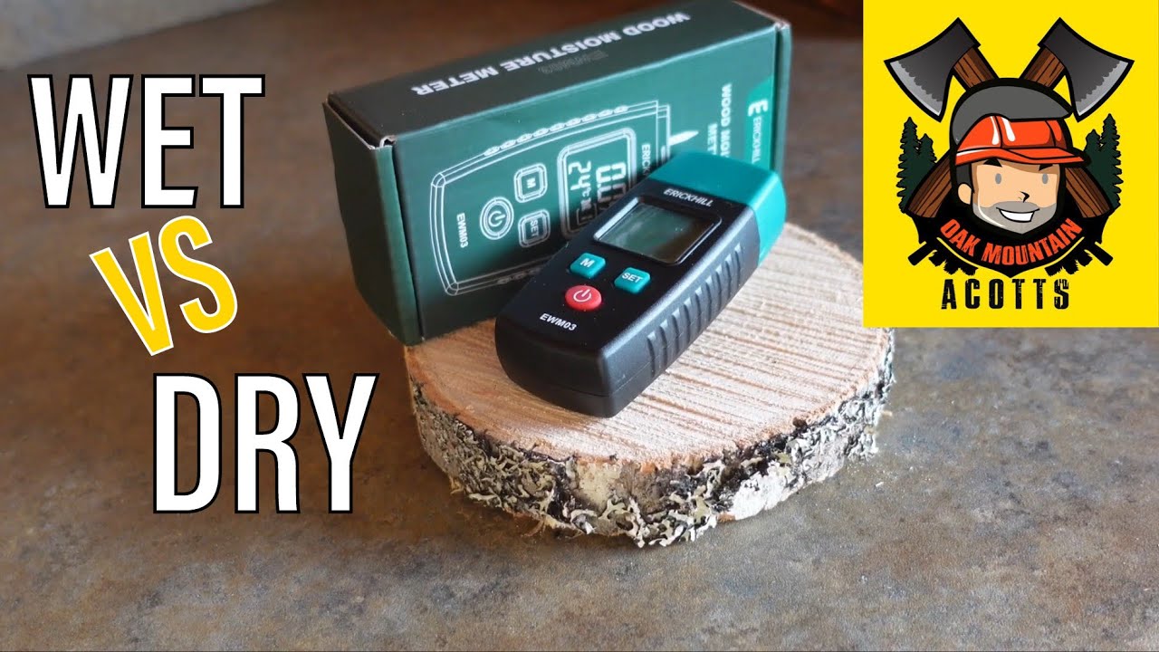 Can Firewood Be Too Dry? Erick Hill Moisture Meter Review E193 YouTube