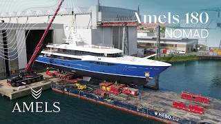 Amels 180 superyacht NOMAD launch