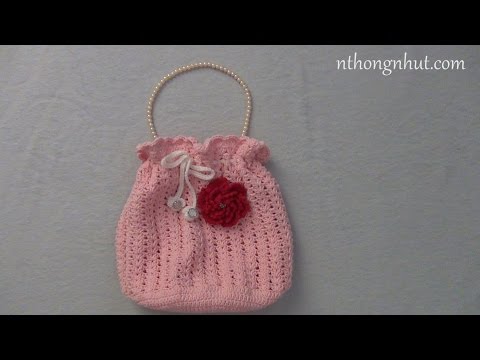 Video How to Crochet bag tutorial (Eng sub) I Hướng dẫn móc... - youtube