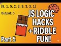 JavaScript Logic Tricks + Riddle Challenge | Arrays, Loops &amp; Unique Counting #javascript #riddles