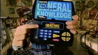 Tiger Handheld Quiz Wiz Commercial from 1995 screenshot 5