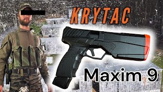 Examining the Impressive KRYTAC SilencerCo Maxim 9 Replica in Detail