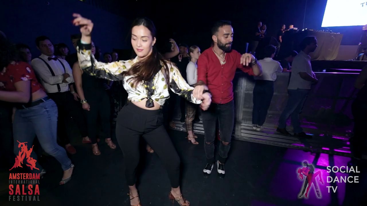 Talal Benlahsen  Shelina   Salsa social dancing  Amsterdam International Salsa Festival 2019