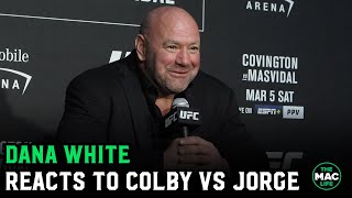 Dana White: “Colby Covington is an a****e but you have to respect him” | UFC 272 Press Conference