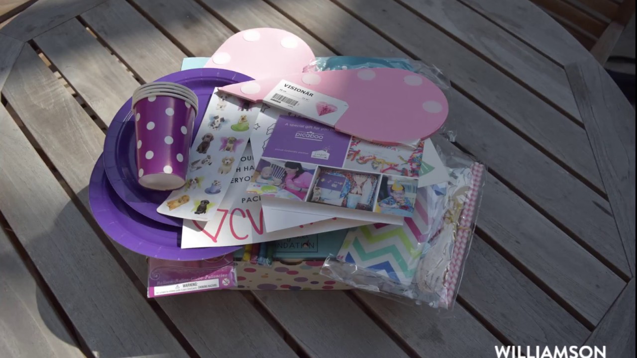 Unboxing a Confetti Foundation gift box YouTube