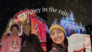rainy day at disneyland: rain asmr, shopping, and christmas