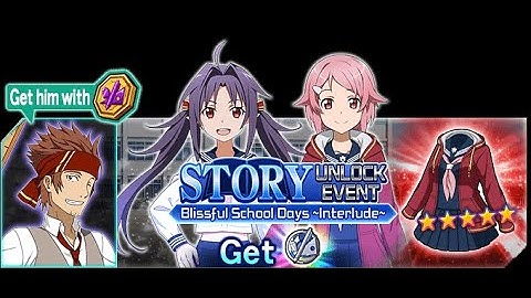 Sword Art Online Memory Defrag - Blissful School Days - Interlude Event Full Story