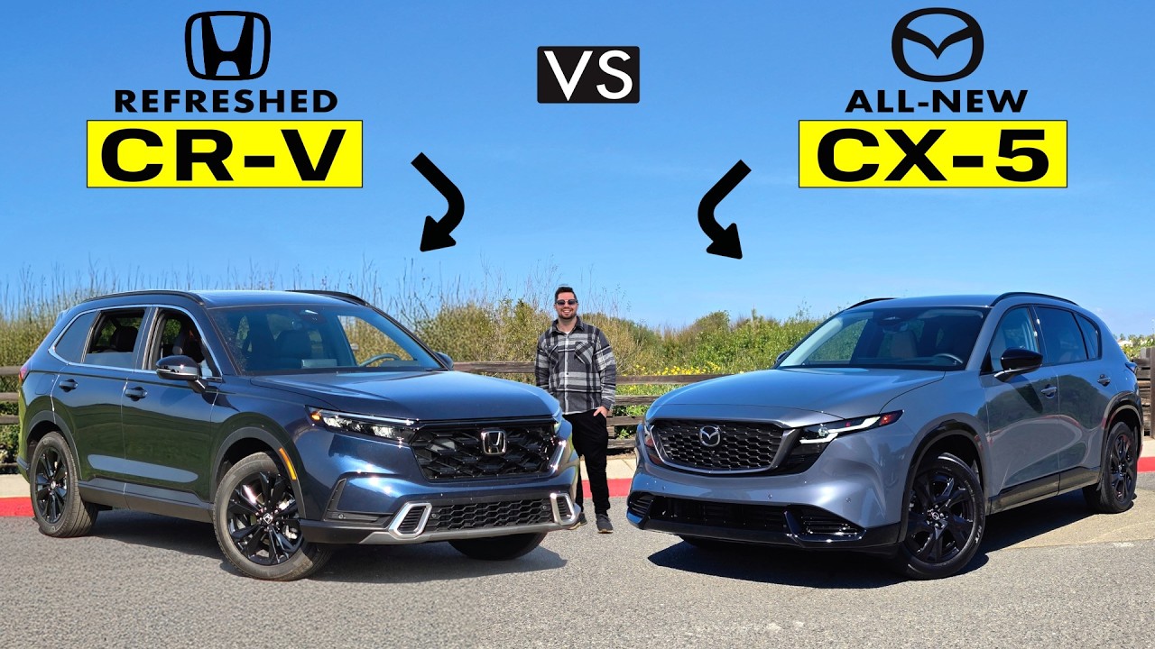 BATTLE OF THE BEST! -- NEW 2026 Mazda CX-5 vs. 2026 Honda CR-V: Comparison