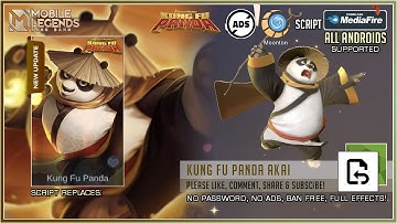 Akai Kung Fu Panda skin script | Full effects, no password, no ads, and a backup file!