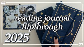 2025 reading bullet journal complete flipthrough 📖