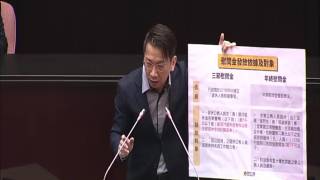 20170118｜徐永明｜院會臨時會─106年度中央政府總預算案─年金改革─1
