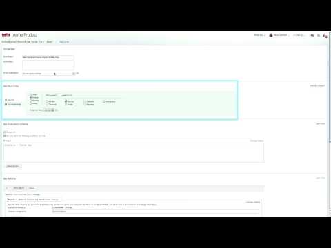Clarizen Workflow rules & scheduled Workflow rulesTutorial