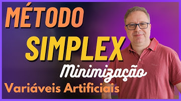 Método Simplex - Minimização - Variáveis Artificiais - EP 27