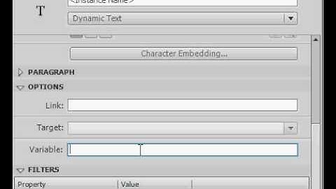 Working with Dynamic Text Boxes.