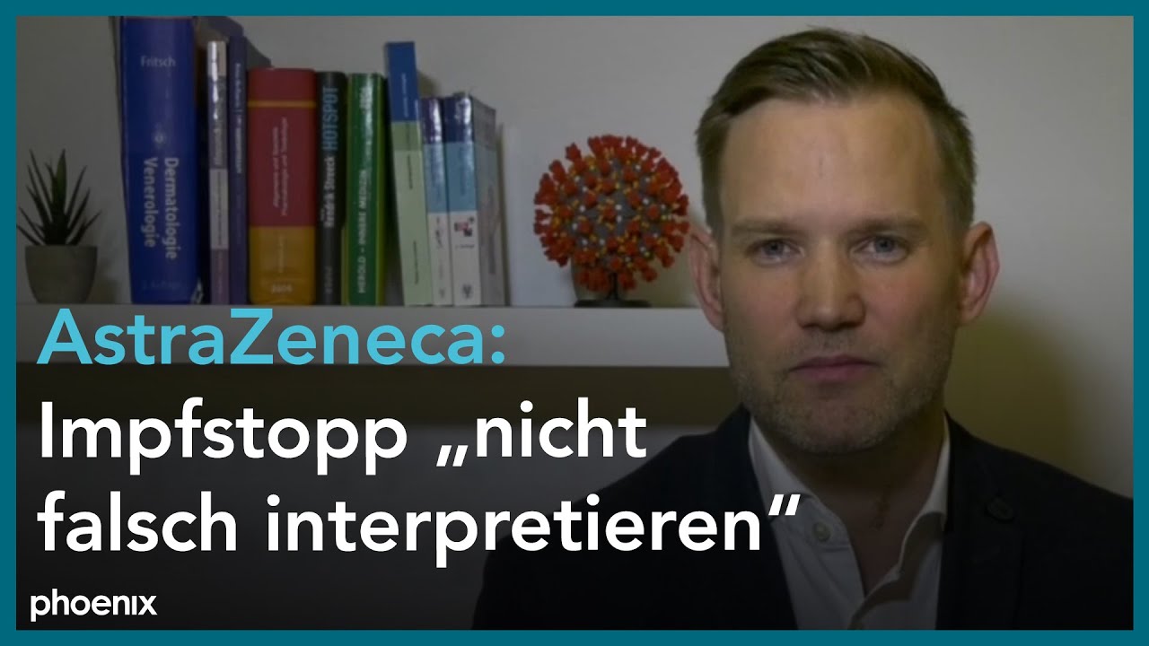 AstraZeneca: Prof. Hendrik Streeck zum Impfstopp am 15.03.21