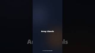 Array Literals - PHP vs Java