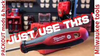 Super Easy Hack / Milwaukee PACKOUT mods Compact toolbox