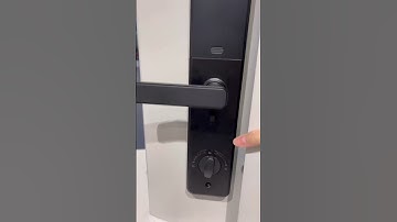 4 Batteries or 8? How Does the Fingerprint Smart Door Lock Ensure Long-Lasting Security? #shorts