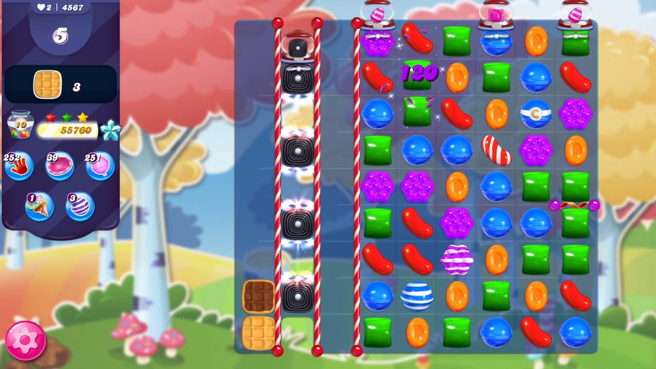 Candy Crush Saga Level 4567 ☆☆☆ HARD YouTube