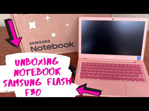 UNBOXING NOTEBOOK SAMSUNG FLASH F30 Aquarela | Mari Vignolli