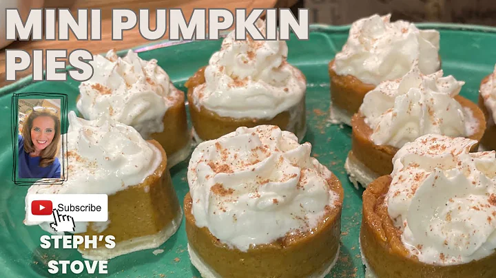 Mini Pumpkin Pies - Only TWO Ingredients - Steph’s Stove