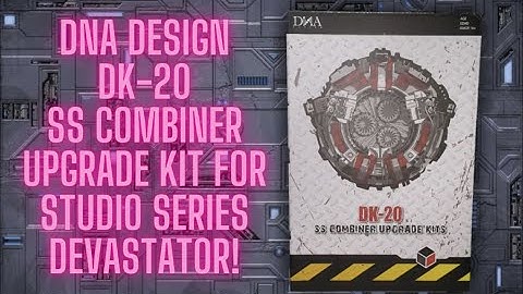 JJ Prime REVIEWS: DNA Design DK-20 SS Combiner Upgrade Kits for Studio Series DEVASTATOR!
