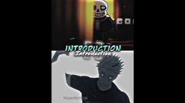 Gojo vs Sans #shorts