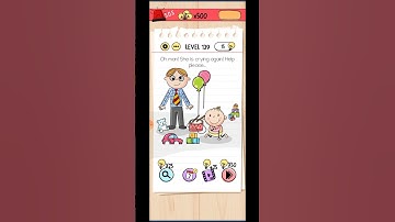 Brain test level 139 solution / Oh man! she is crying again. help please