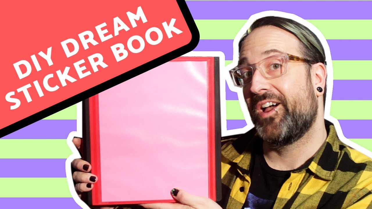 Super Fun & Easy DIY Sticker Book Tutorial! 