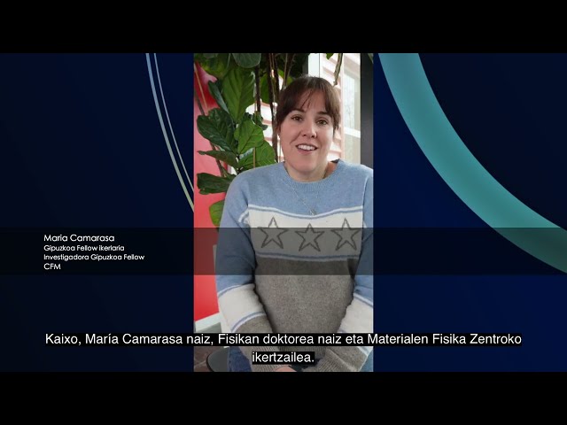 Maria Camarasa – Fisikatik ezagutza sortzen / Generando conocimiento desde la física