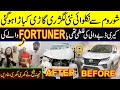 Brand new fortuner legender after accident in motorway  tehmina sheikh official