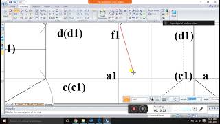 Projection of Solids # VTU # 1st Year# EGDL# Common to all# Normal method of Hexagonal Prisms-6