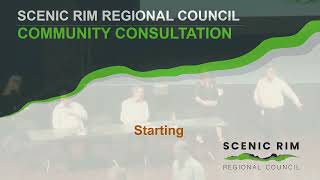 Scenic Rim Regional Council Budget Community Consultation 7 May 2024