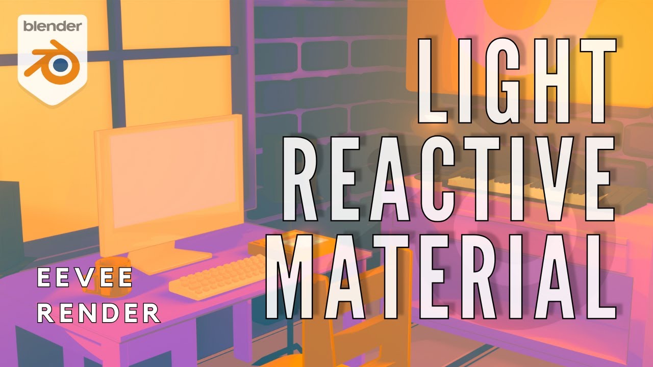 Blender Tutorial: Light Reactive Material for Eevee