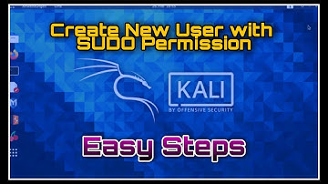 How to make New User with Sudo Permission In Kali Linux? | 2021 | Hindi