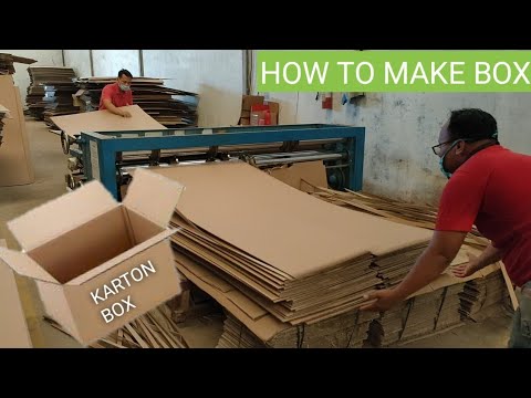 Proses pembuatan Karton Box | How to Make Box