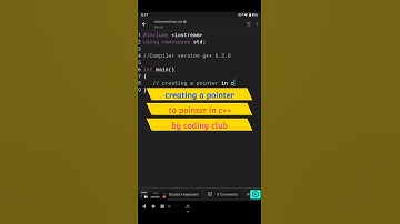 creating a pointer to pointer in c++ #programming #shorts #youtube #coding #c++
