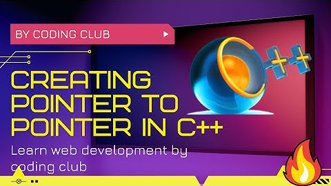 creating a pointer to pointer in c++ #programming #shorts #youtube #coding #c++